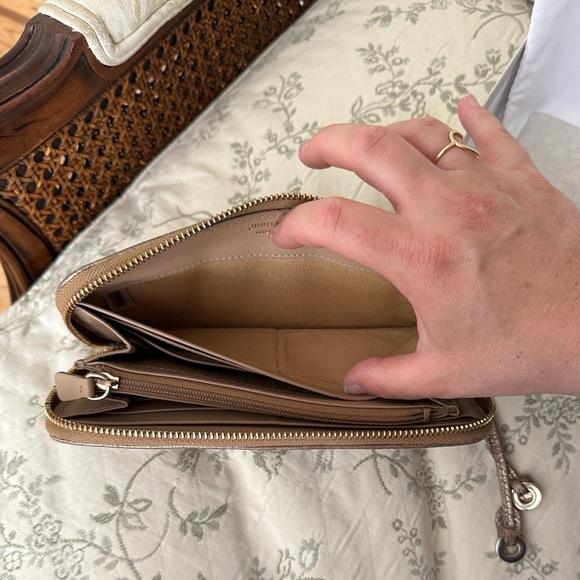 Jimmy Choo Metallic Gold Star-Studded Wallet - Picture 9 of 16